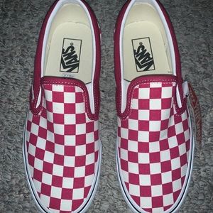 Red Checker Vans